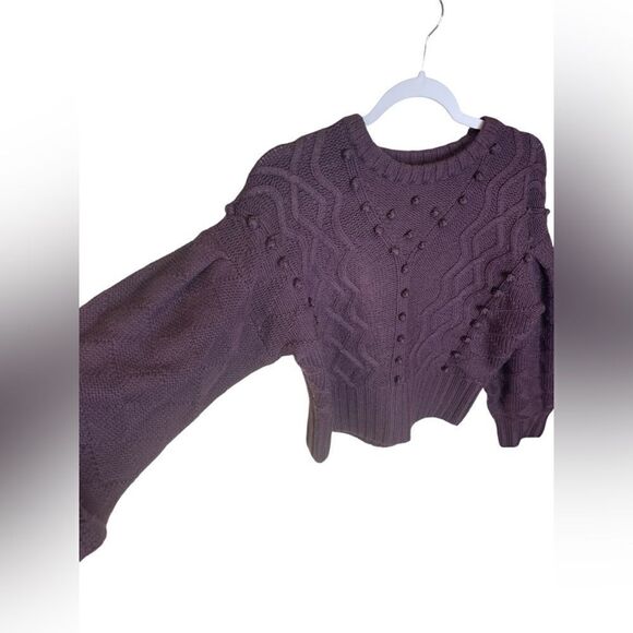 Joie Large Knit 100% Wool Sweater Balloon Sleeves - Picture 4 of 4